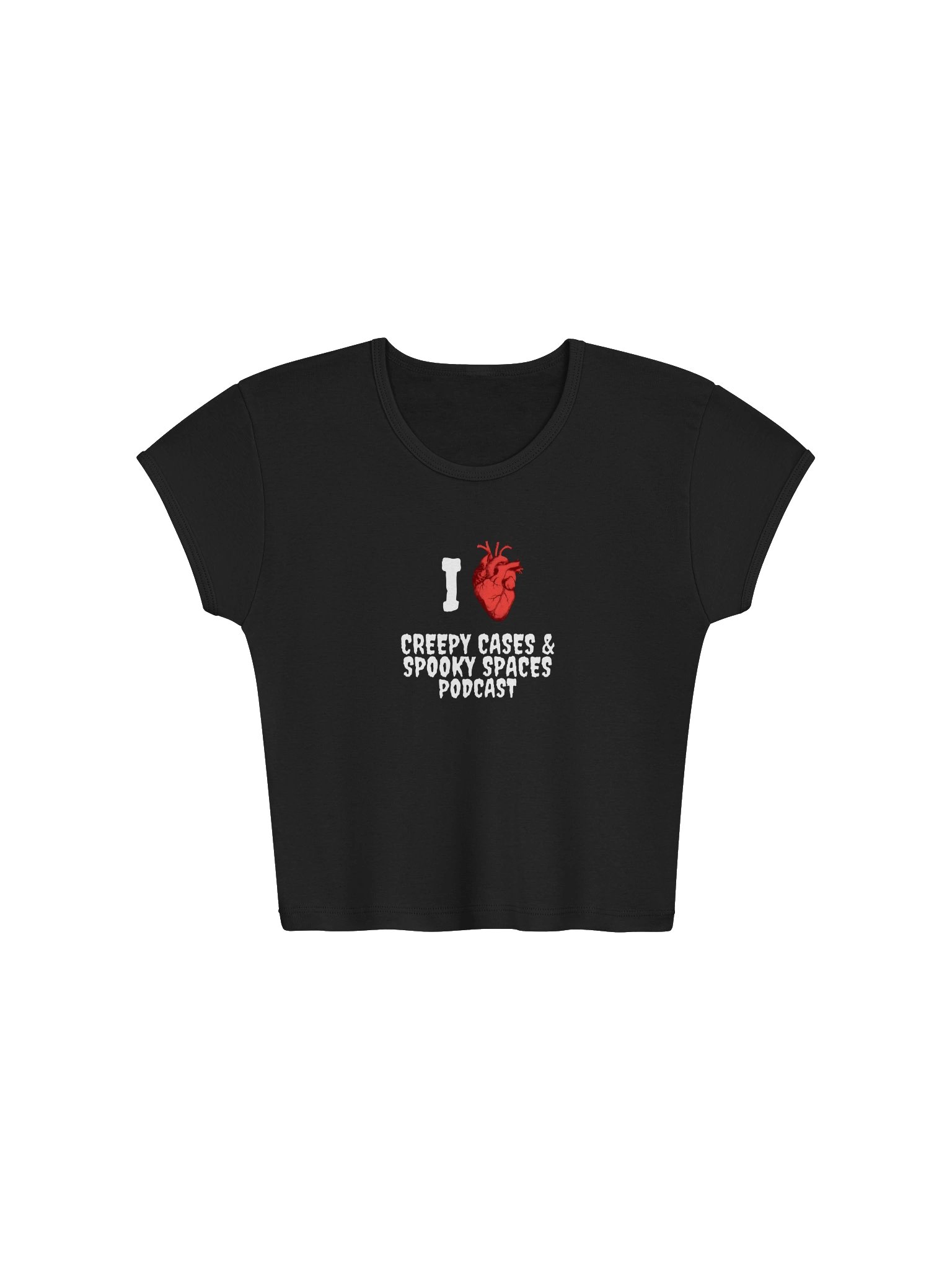 Creepy Cases & Spooky Spaces BabyDoll Tee product image (1)