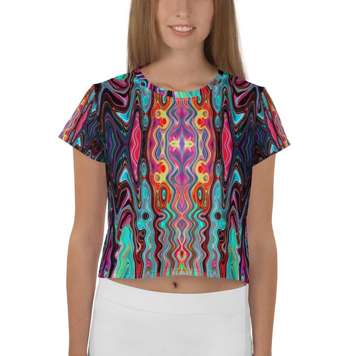 RADIANT RESONANCE | AMPLIFIED CROP TEE product image (1)