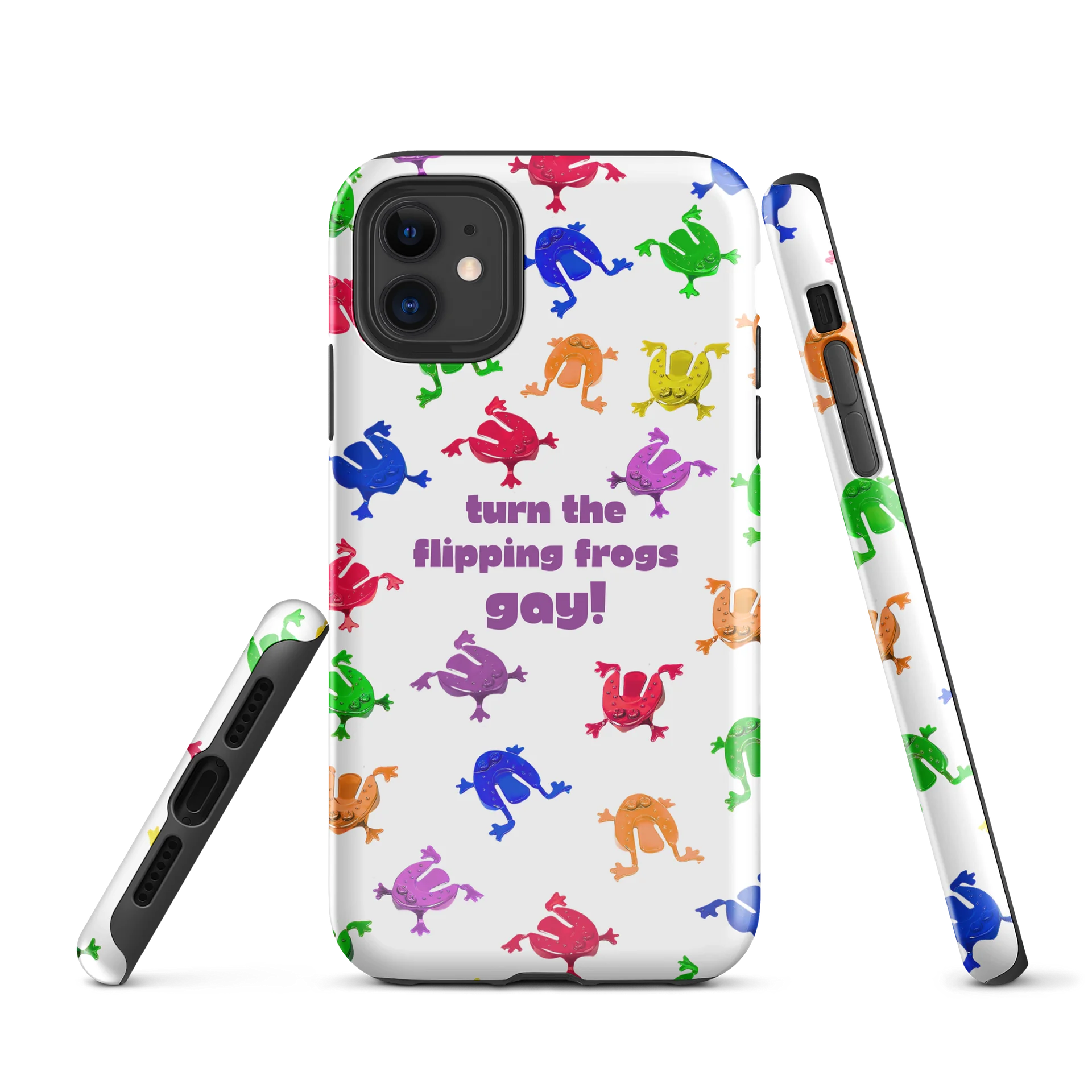 Turn the Flipping Frogs Gay — iPhone Case product image (1)