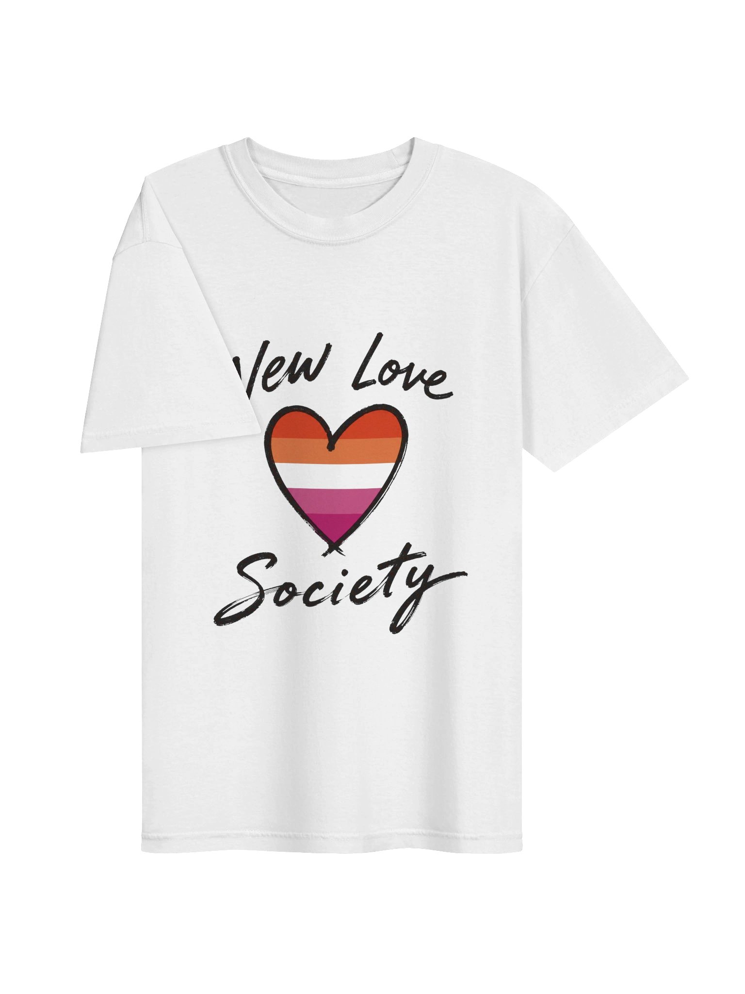 New Love Society Lesbian Heart Tee product image (3)