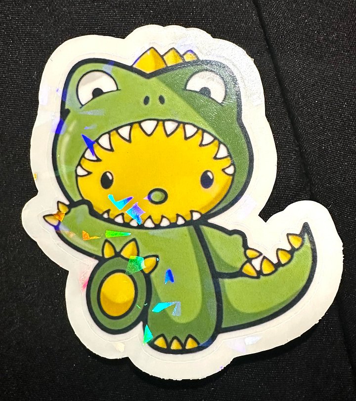 Holographic Dino Kitty product image (1)