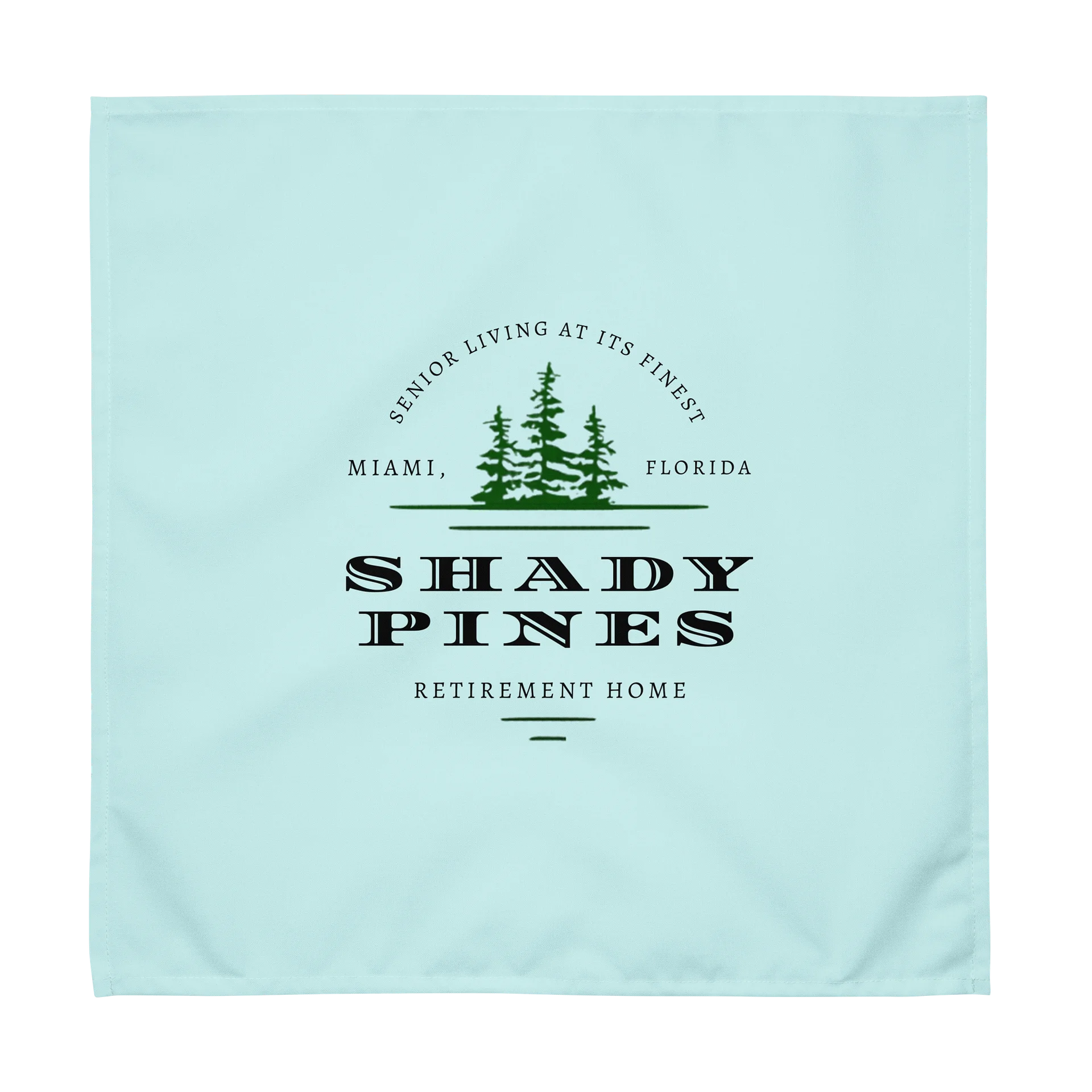 Shady Pines Miami Retro Retirement Home Logo Napkins product image (3)