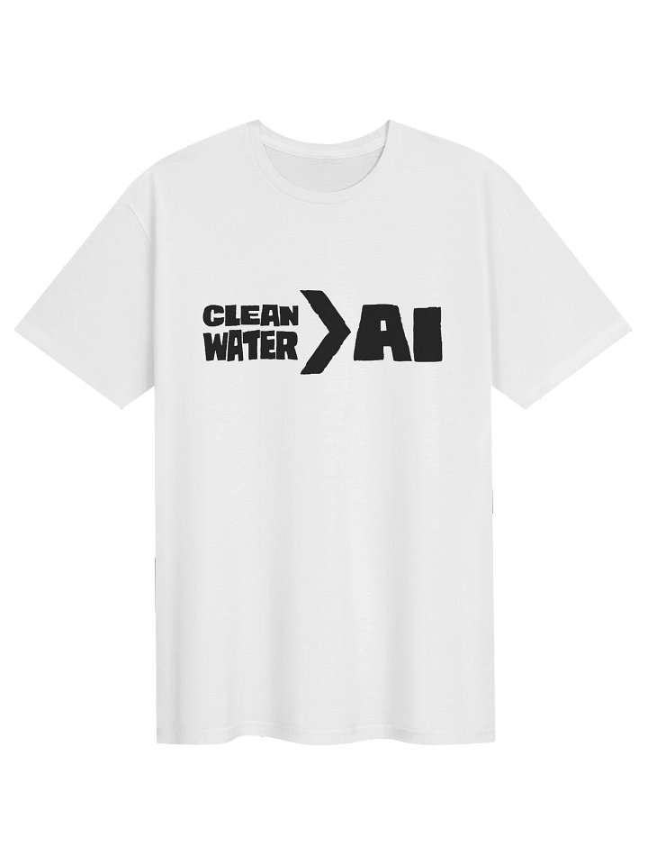 Clean Water > AI White T-Shirt product image (1)
