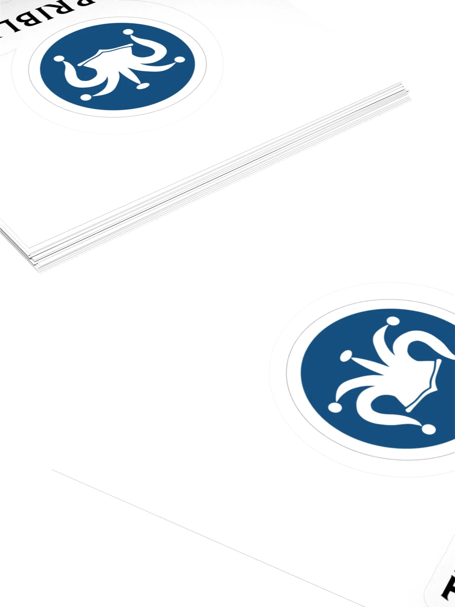 The Terrible Few Black Logo Sticker product image (4)
