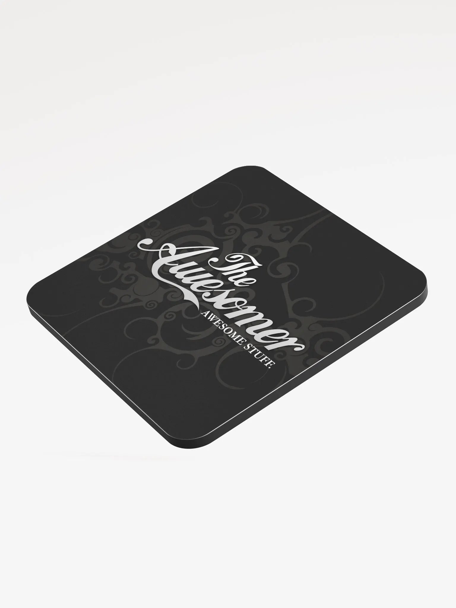 Awesomer Gloss Cork-Backed Coaster product image (3)