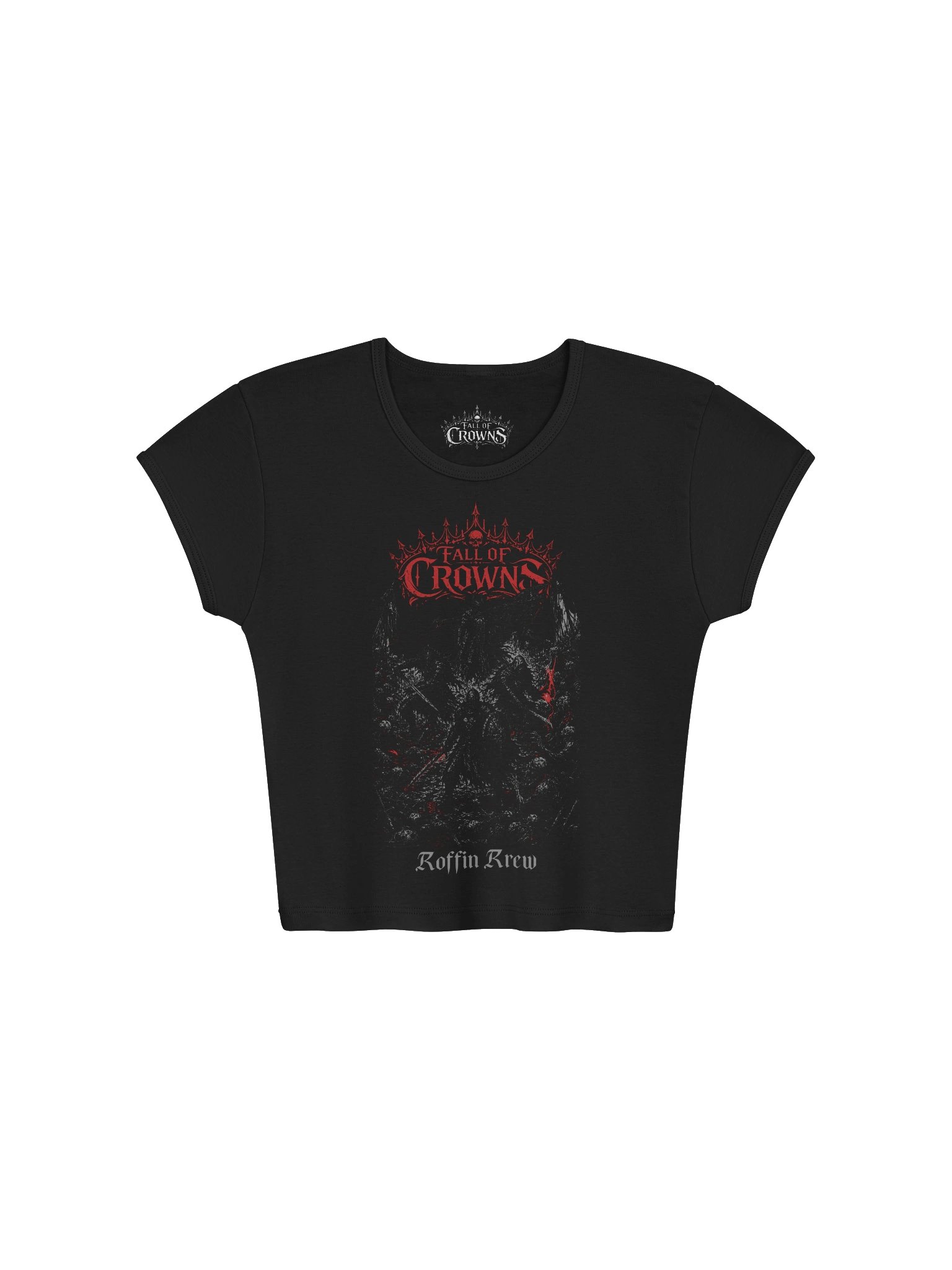 Hollow Crowns Womens Baby Tee Crop Top product image (1)