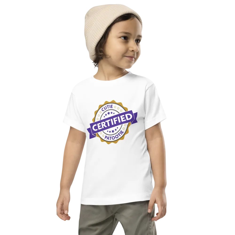 Certified Cutie Patootie Toddler T-Shirt product image (6)
