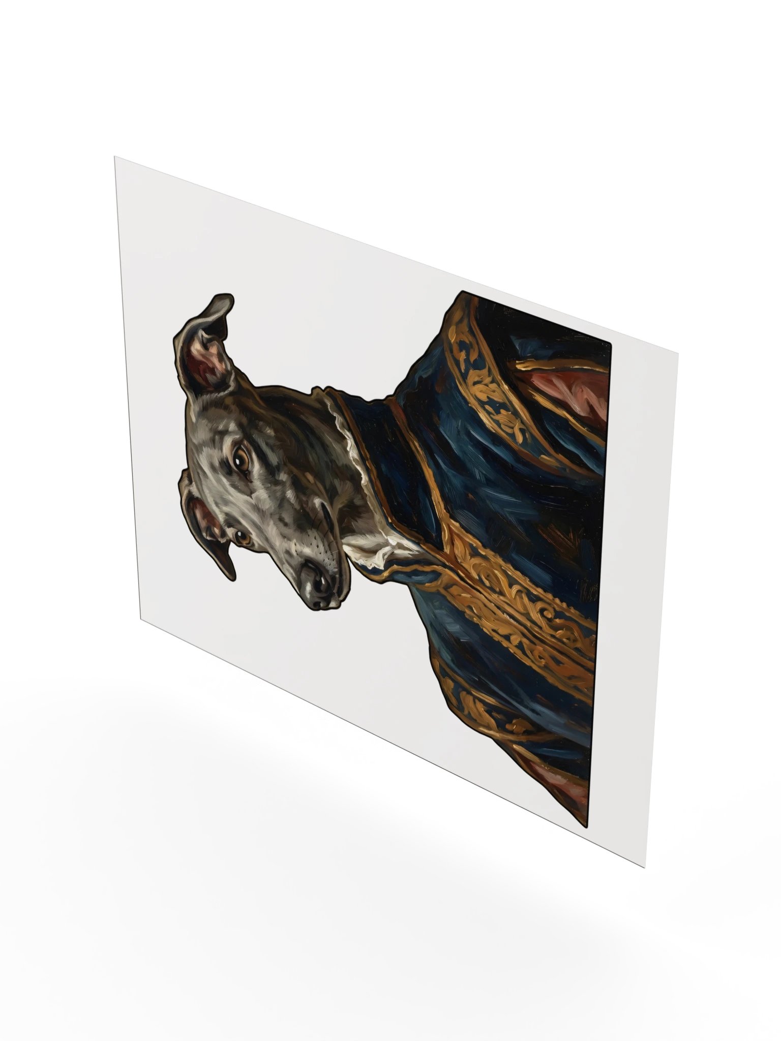 Greyhound in Blue Poster product image (22)