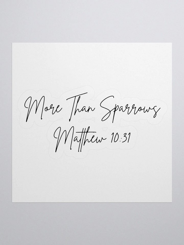 More Than Sparrows Sticker product image (1)