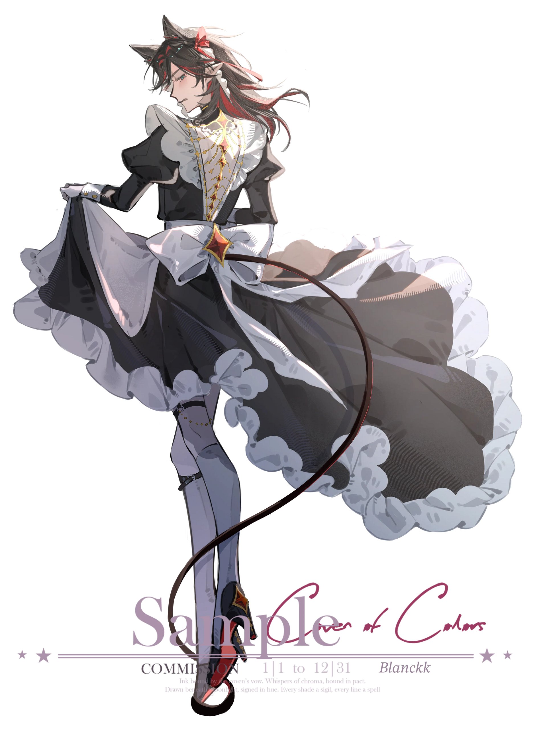 Cat Maid Libo: 7.5" Acrylic Standee product image (2)