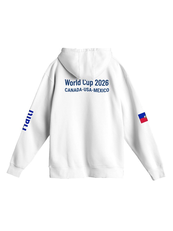 Haiti 2026 World Cup Flag Hoodie - Premium 3-End Fleece - Unisex Hoodie product image (9)