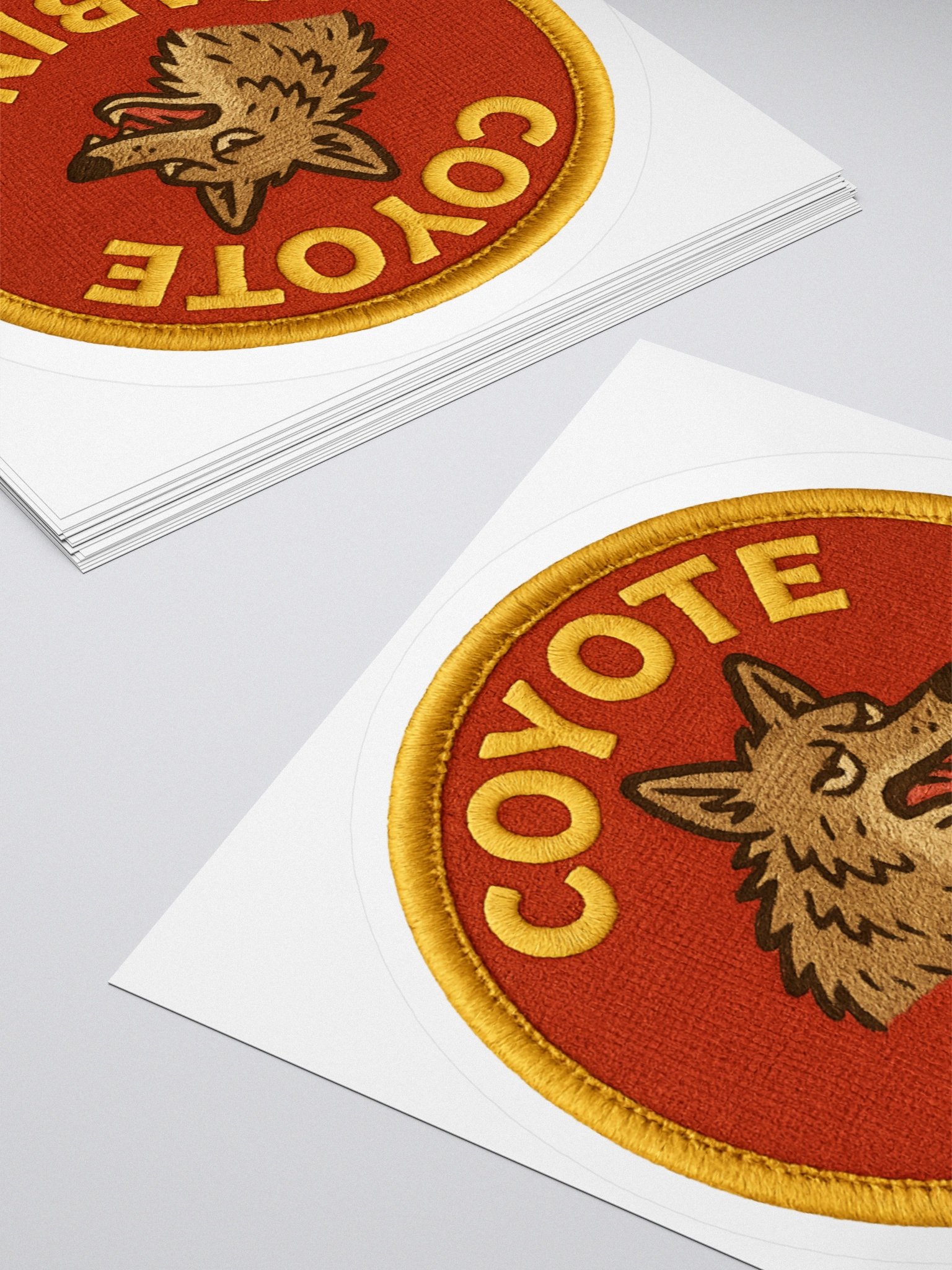 COYOTE CABIN STICKER BADGE product image (8)