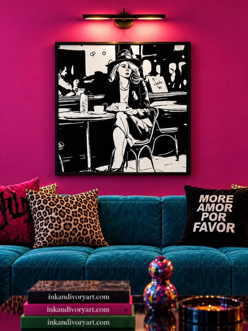 Parisian Elegance Wallart - Canvas wallart
