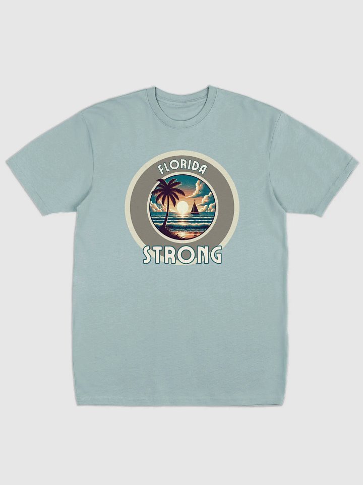 Florida Strong T-Shirt Beach Sailboat Rising Sun product image (1)