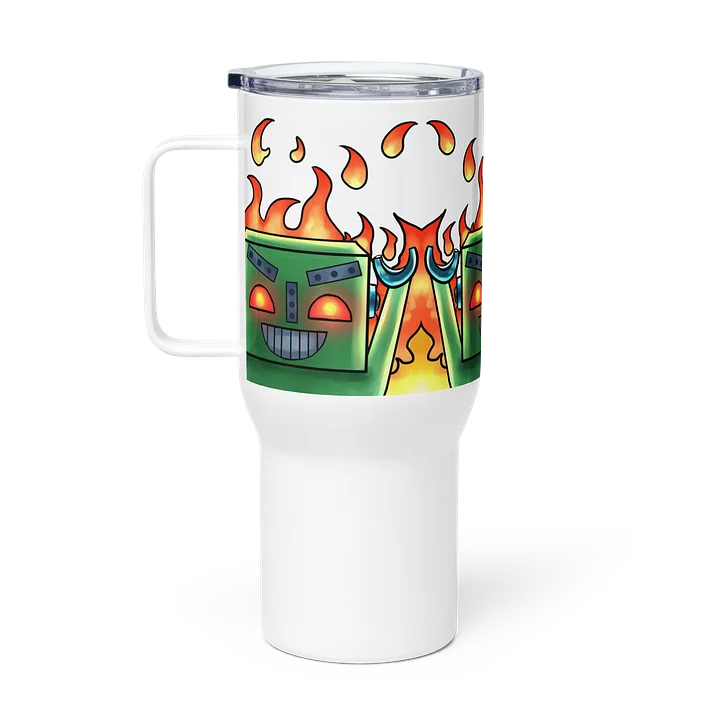 Fiery Robot Party Travel Mug (MACH 2 Evil) product image (1)