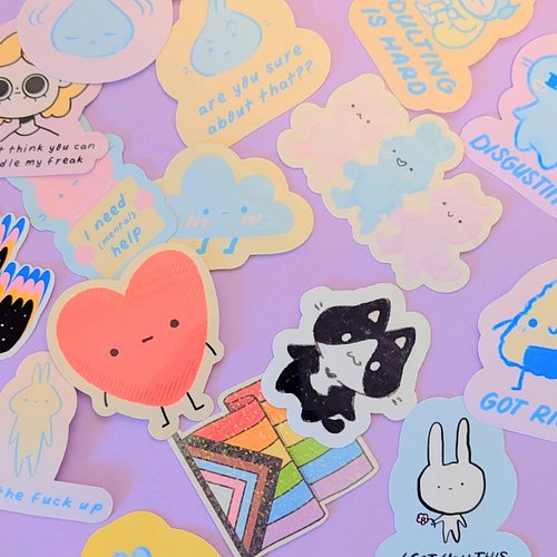 STICKER GIVEAWAY!!! 

Each week for the foreseeable future I will choose three people to receive 5 free stickers each from my...