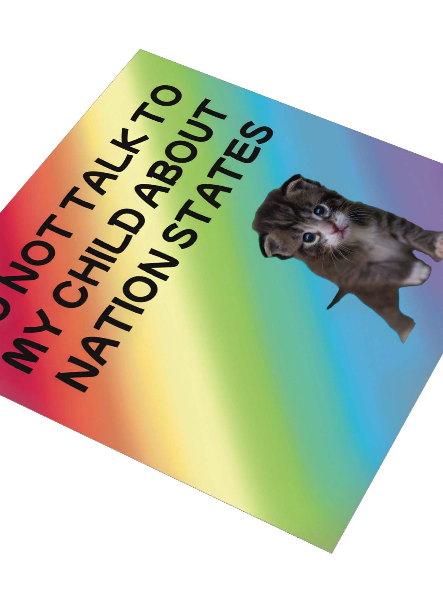 Do Not Talk To My Child About Nation States Sticker product image (8)