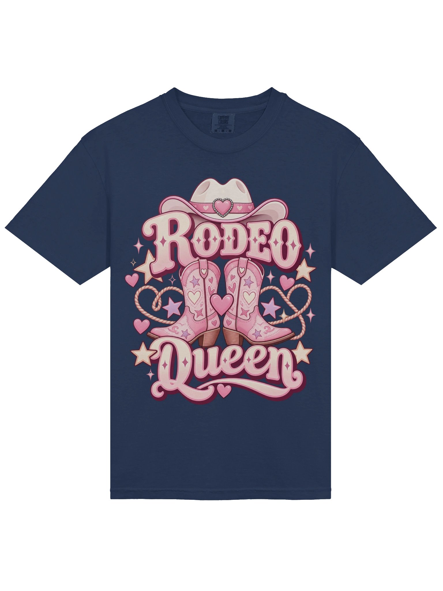 Retro Pink Rodeo Queen Shirt, Vintage Western Cowgirl Boots T-Shirt, Country Music Concert Tee, Howdy Southern Aesthetic Apparel product image (10)