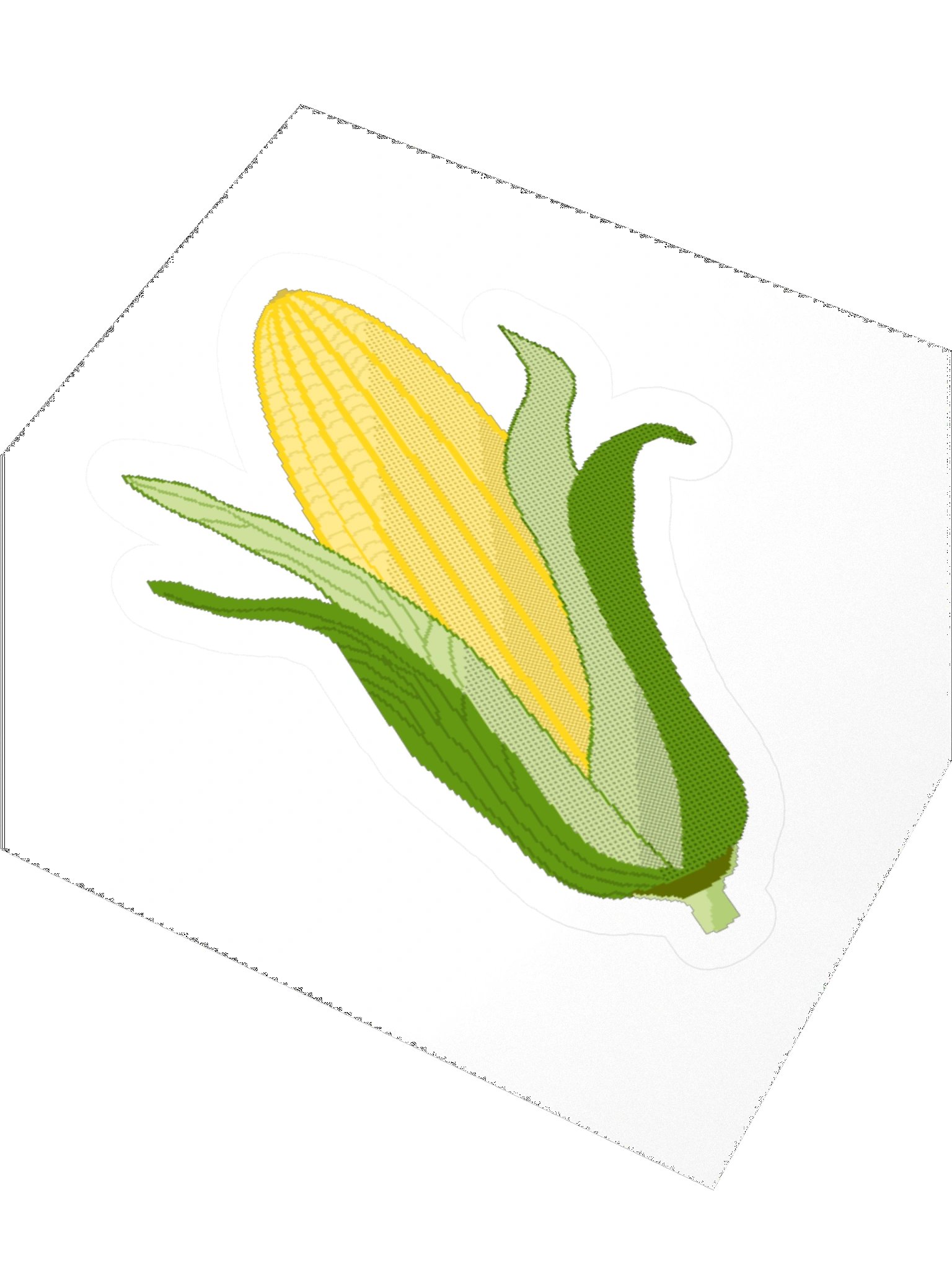 CORN 3"x3" Sticker product image (3)