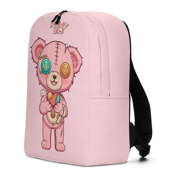 Anxiety Bear Heart Backpack product image (2)