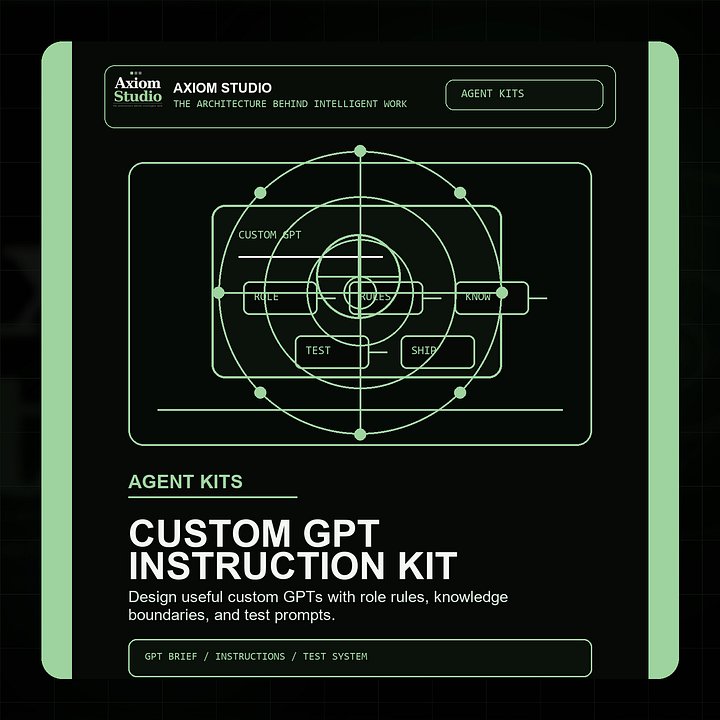 Axiom Custom GPT Instruction Kit product image (1)