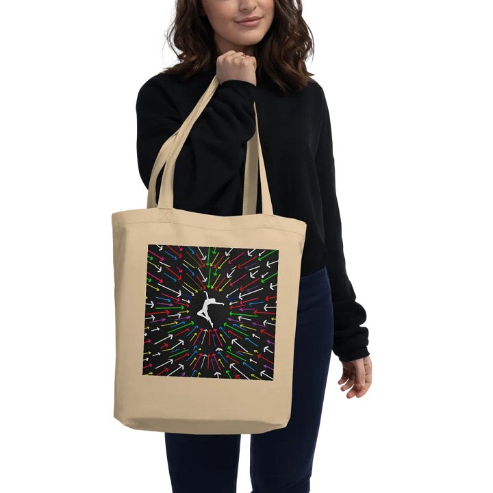 Energetic Dance Silhouette Tote Bag product image (2)