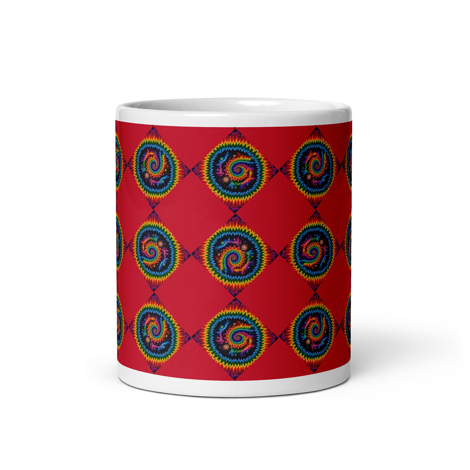 Rainbow Spiral Tile Mug product image (5)