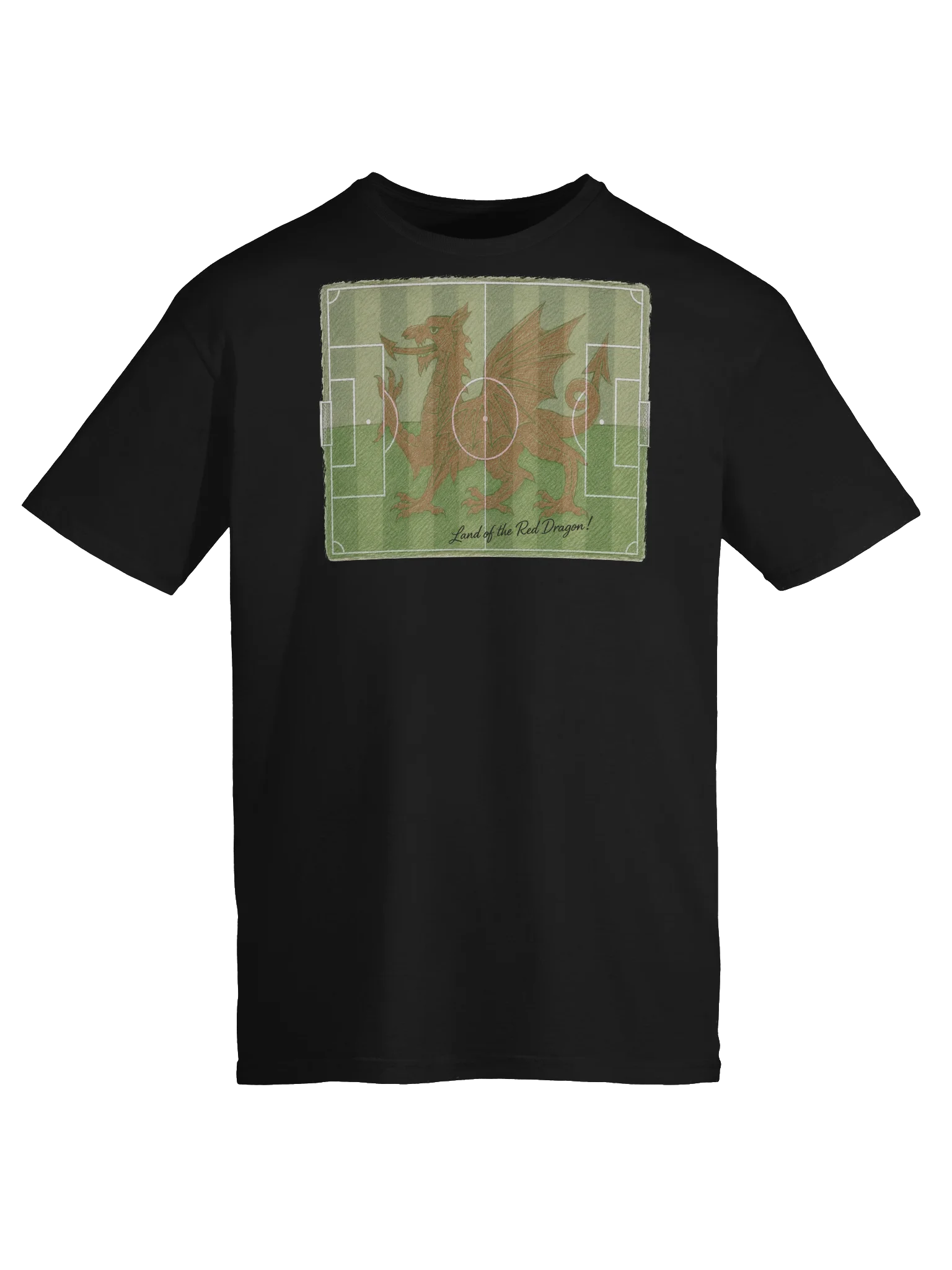 Land of the Red Dragon Football Tee product image (5)
