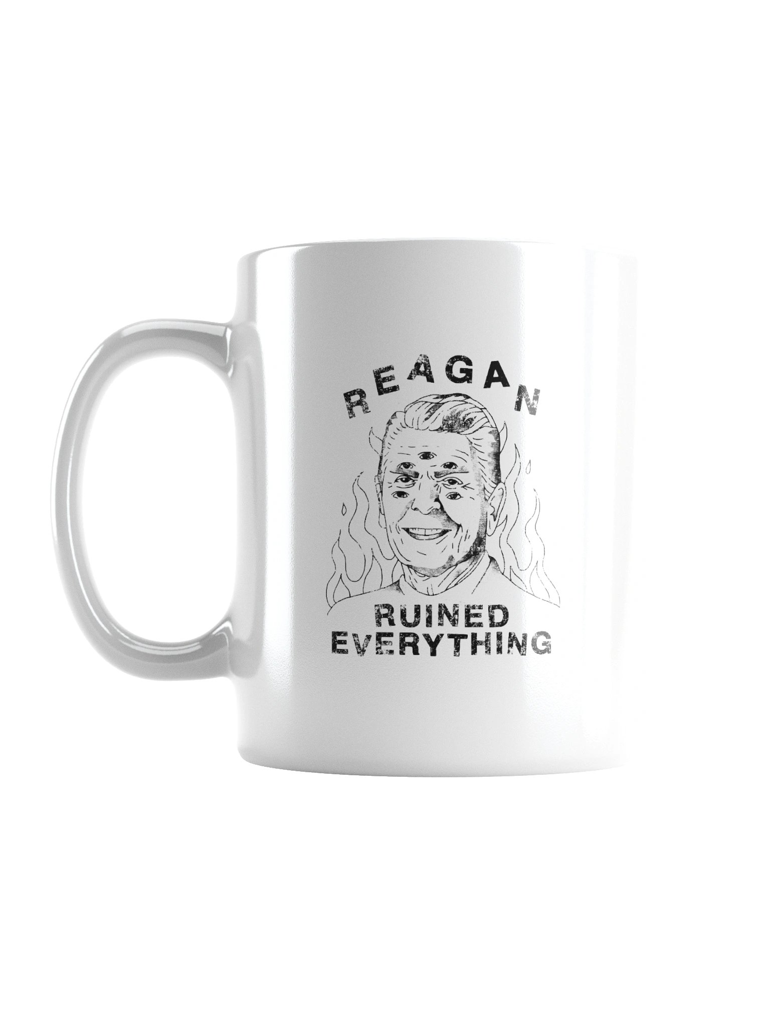 Reagan Ruined Everything! Graphic Mug (White) product image (2)