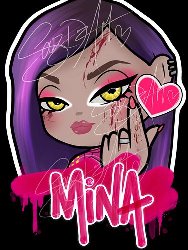 Introducing a new, full res version of one of the emotes I did recently! It is now available on my fourthwall on tees, crop t...