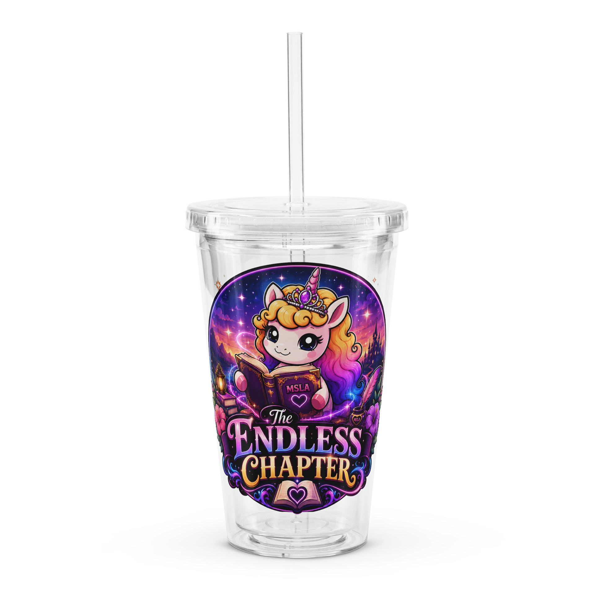 The Endless Chapter - Clear Plastic Tumbler product image (2)