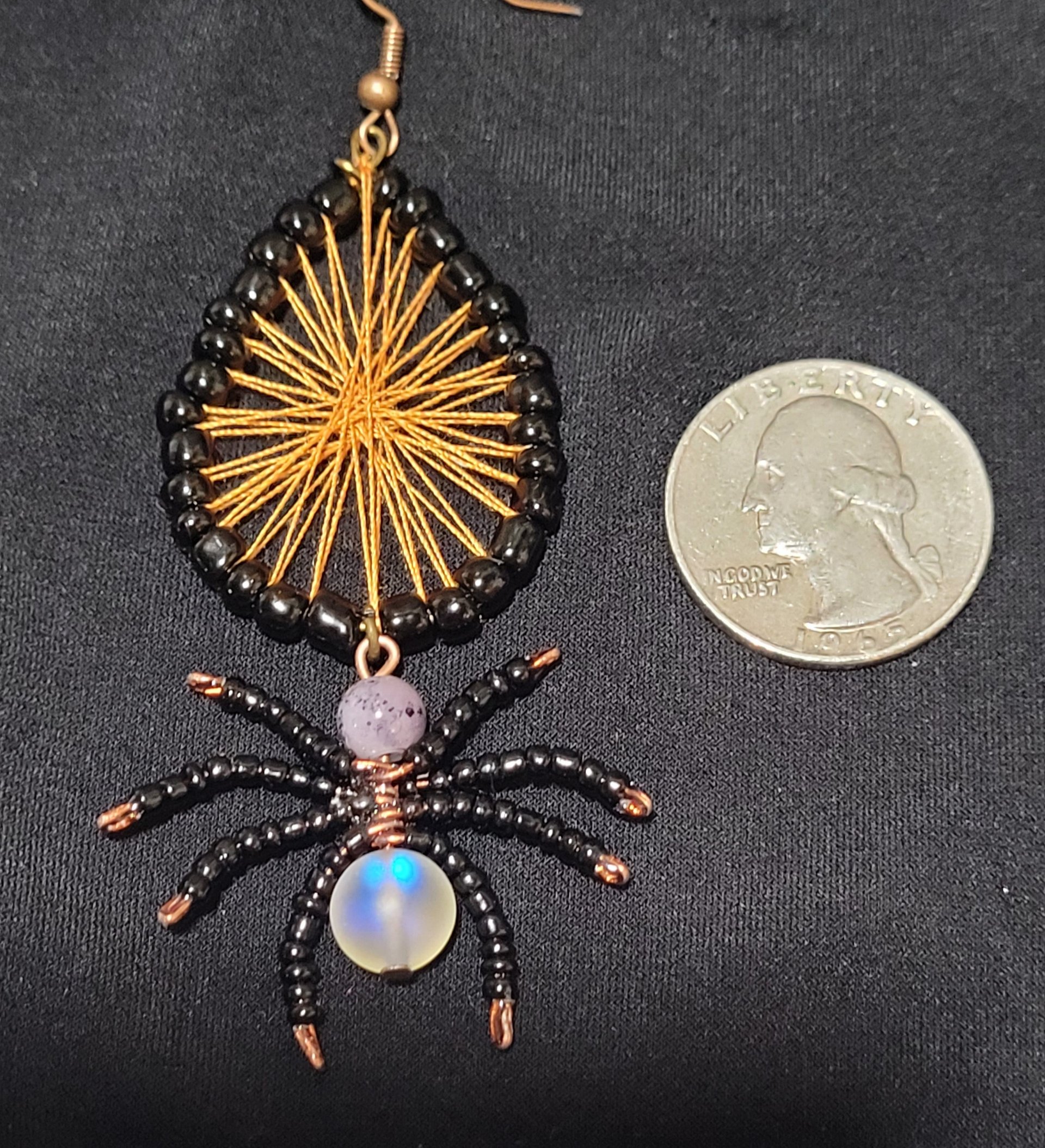 Orange luminous spider product image (3)