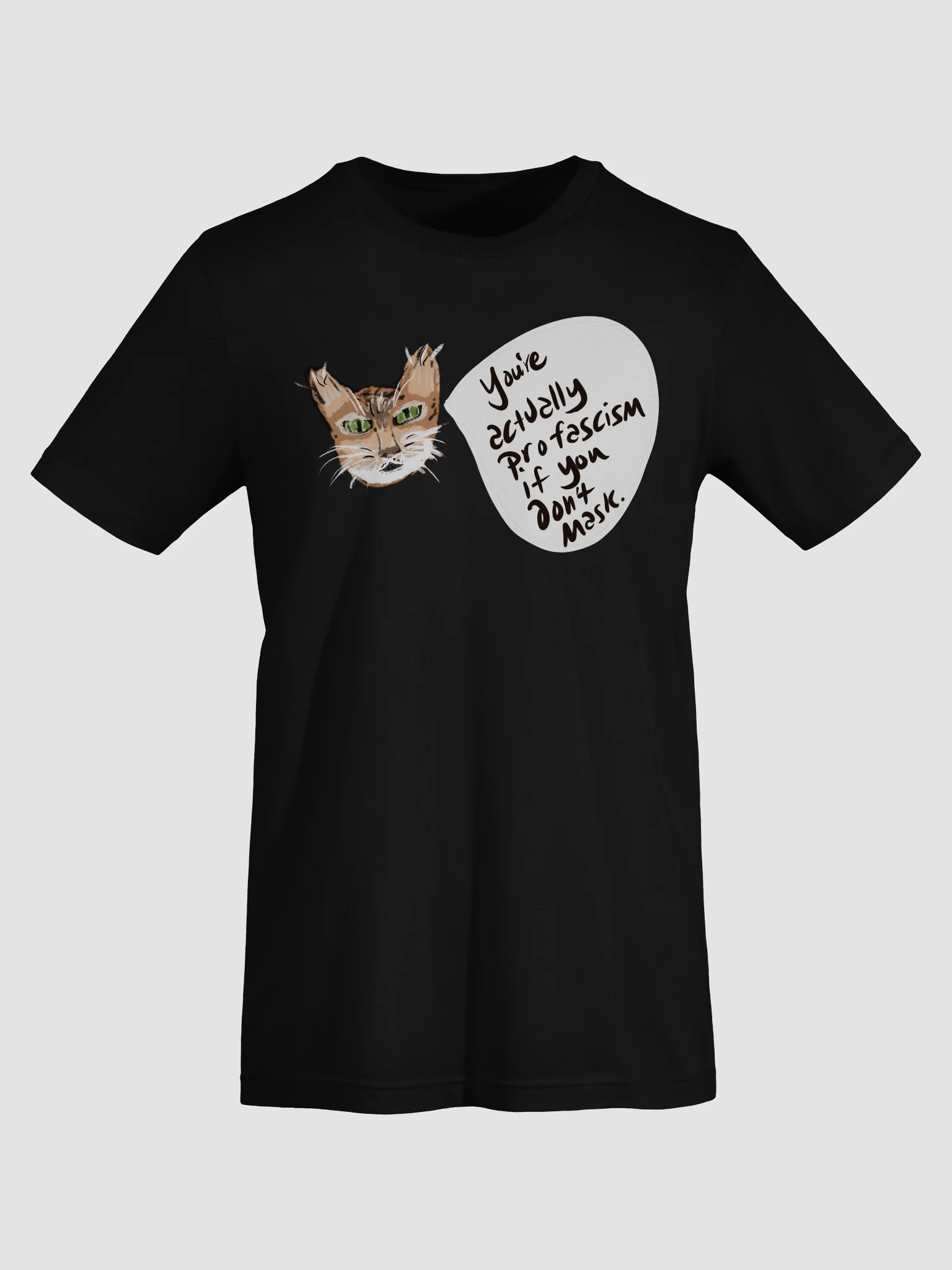Kitty Mask Thoughts tee product image (25)