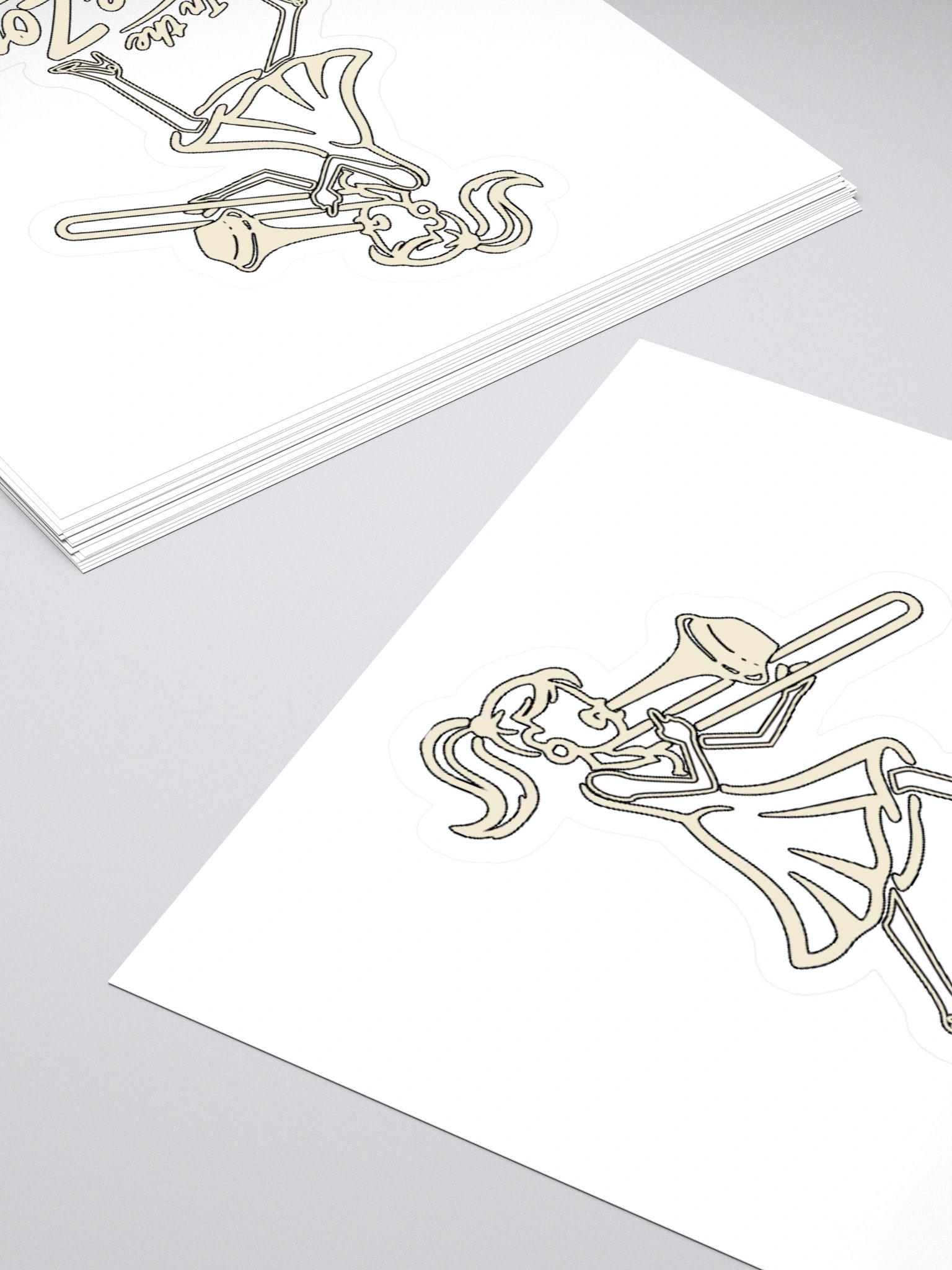 Girl Sticker In the Bone Zone product image (4)