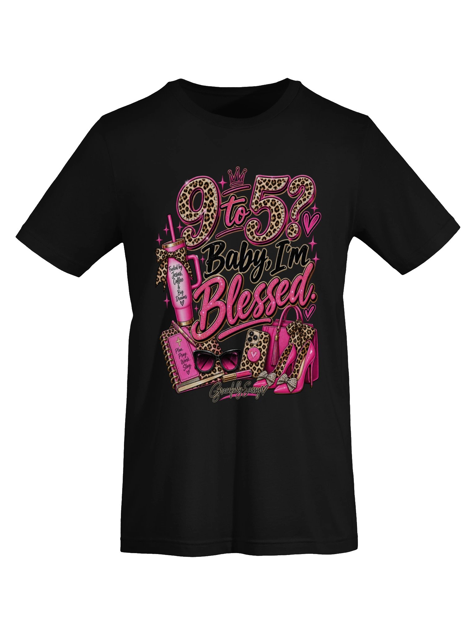 9 to 5? Baby, I’m Blessed Tee product image (35)