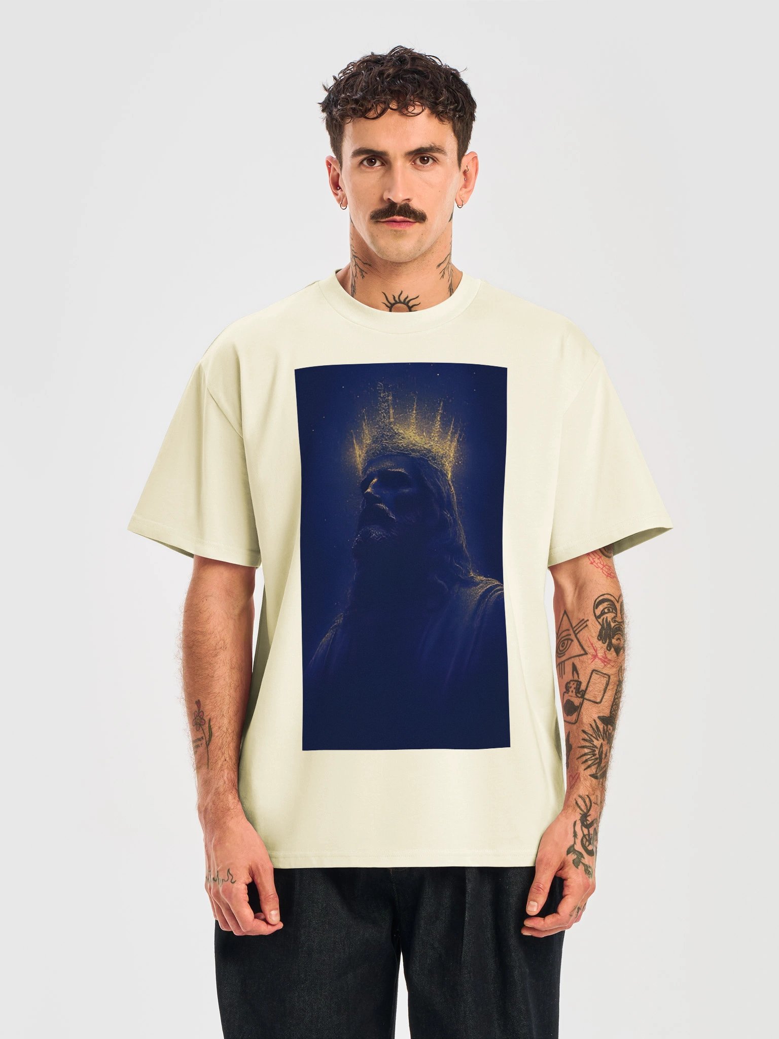 Golden Halo Shadow Portrait Tee product image (5)