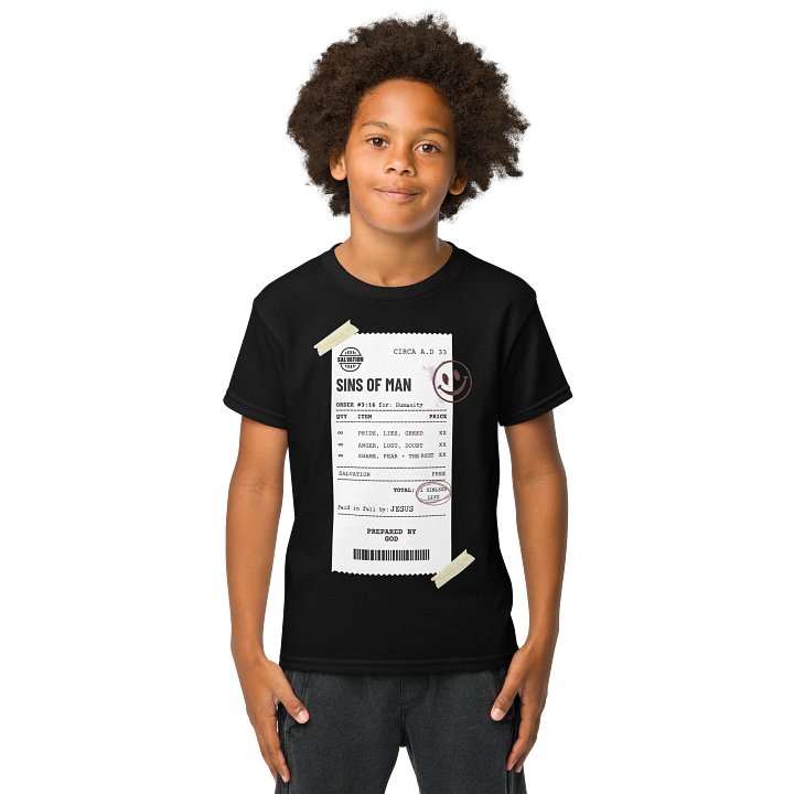 YHWH Kids Tee - "Paid in Full" product image (1)