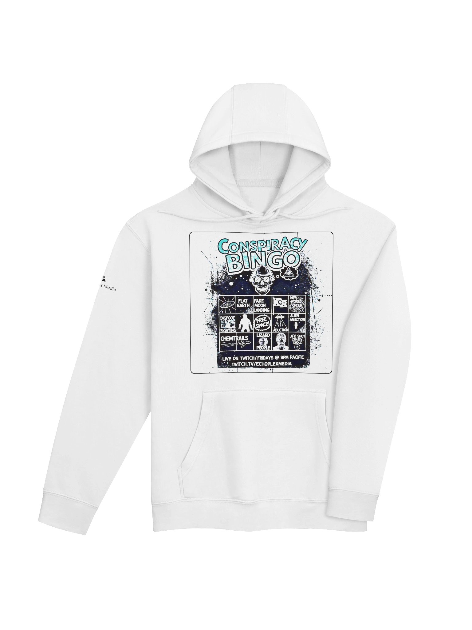 Conspiracy Bingo 2026 Pullover Hoodie - Light Colors product image (16)