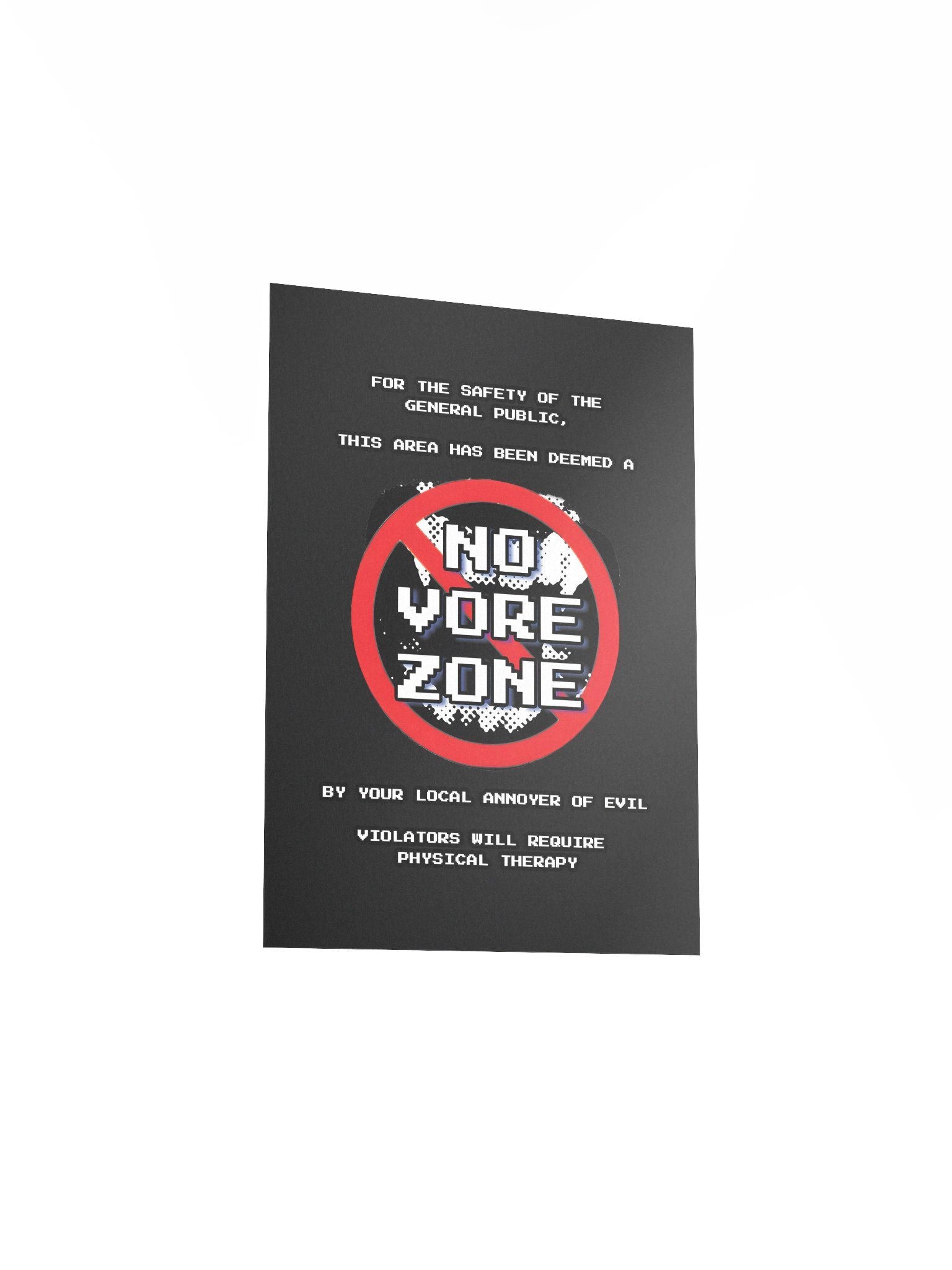NO VORE ZONE poster product image (15)