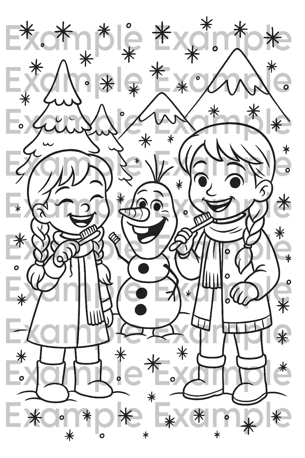Once Upon a Smile Coloring Pages product image (4)
