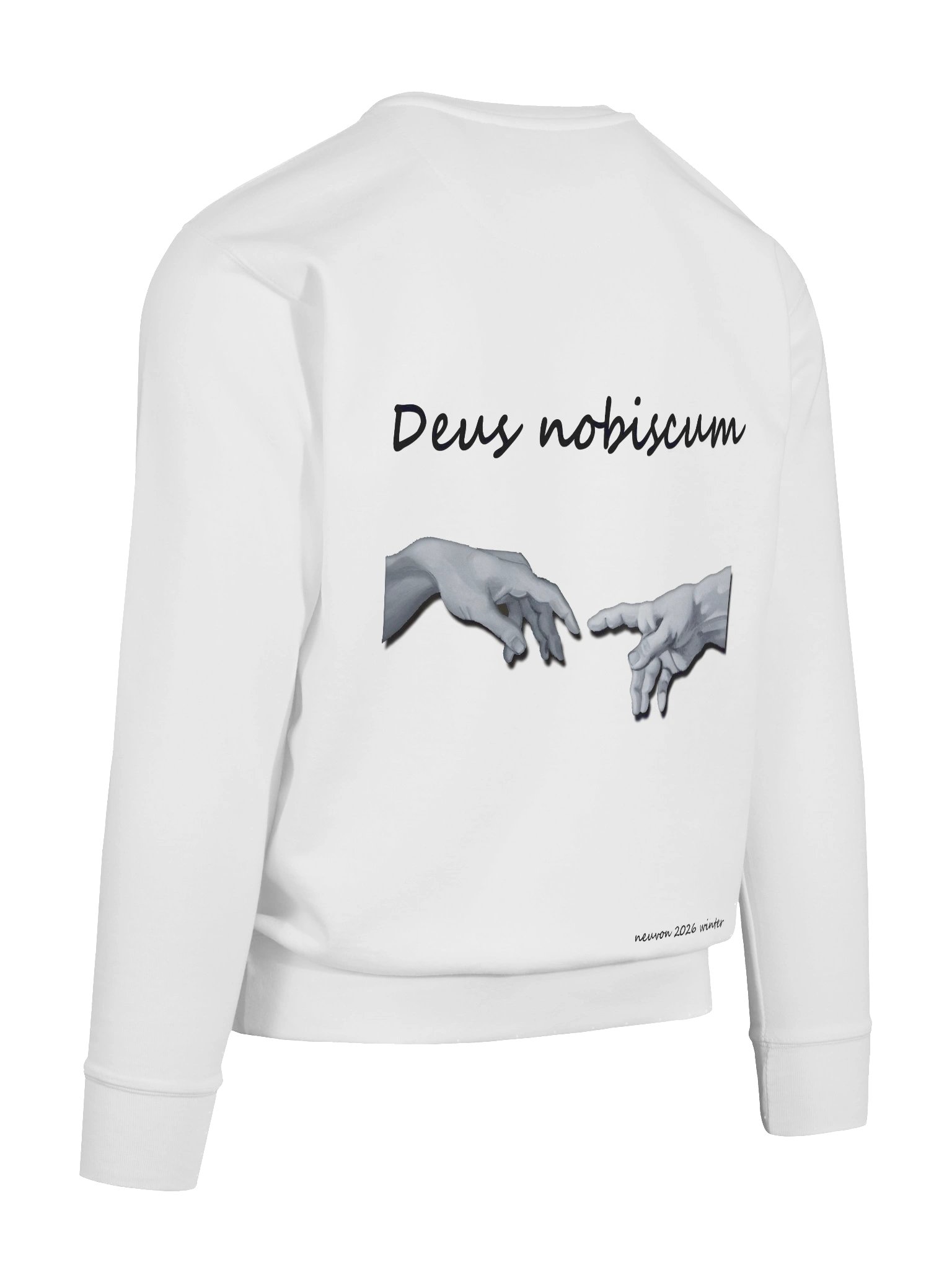 (W) Deus Nobiscum Premium Sweatshirt – Winter 2026 product image (12)