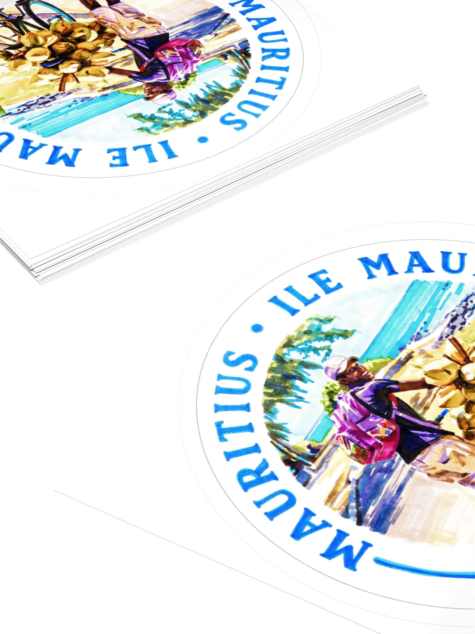 Coco seller_ Mauritius_ sticker product image (10)