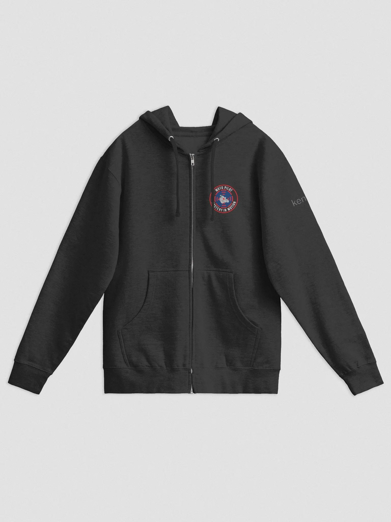 MotoPilot Zip-Up with Red Chest Patch product image (1)