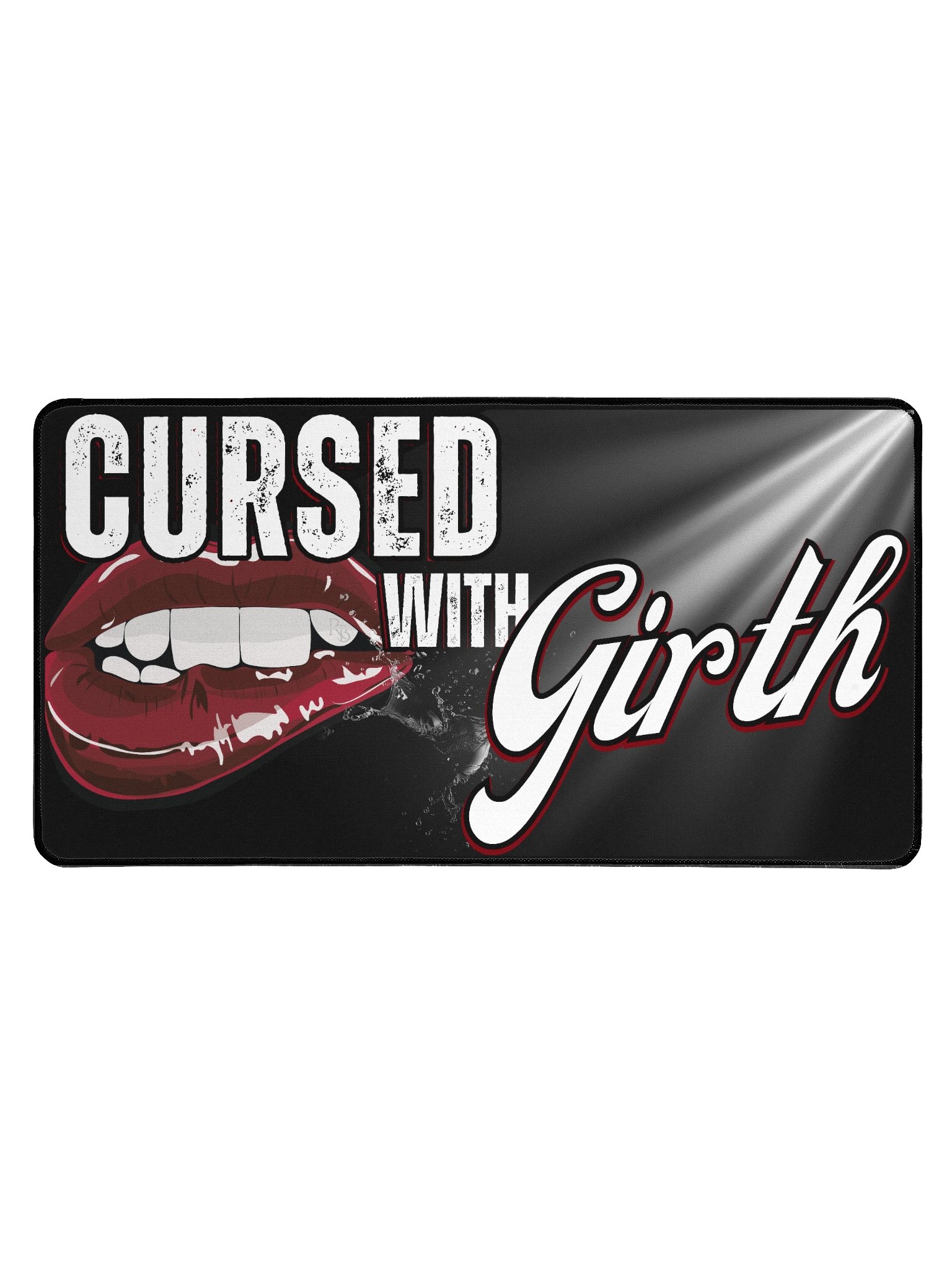 Cursed with Girth Deskmat product image (1)