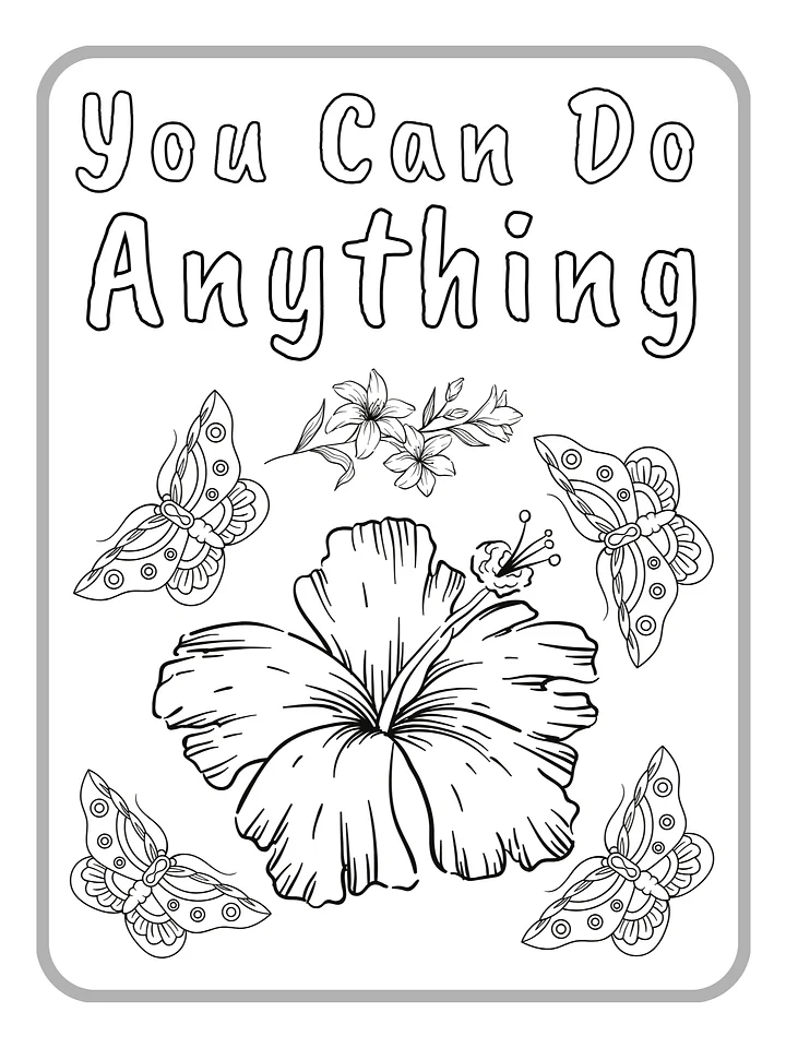 Inspirational Coloring Book (Digital PDF) product image (2)