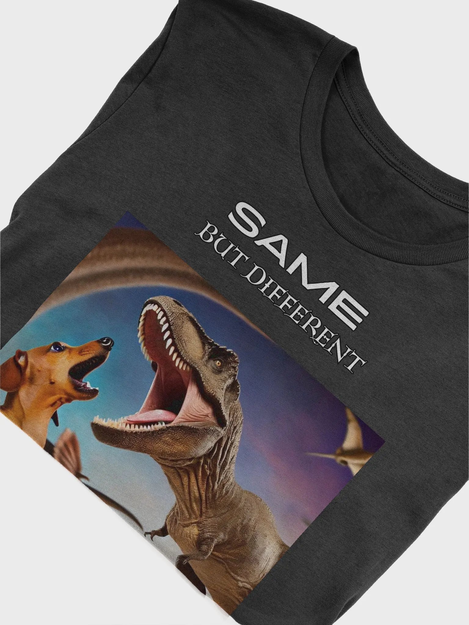Same But Different - Dino & Dachshund Duo T-Shirt product image (5)