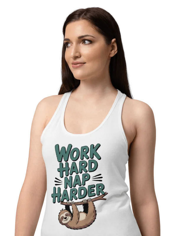 Work Hard Nap Harder Non-Sacral Tank Top product image (17)