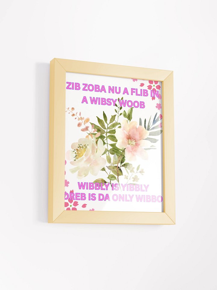 Inspirational Framed Poster (Simlish) product image (16)