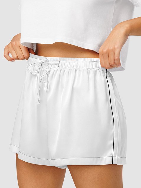 Photo showing All-Over Print Women's Pajama Shorts