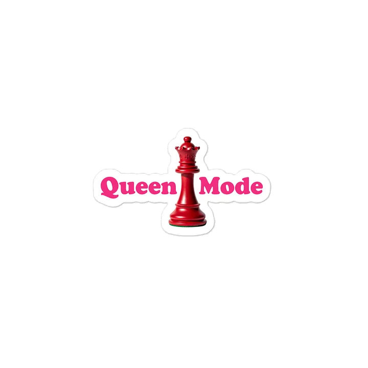 "Queen Mode" Chess Piece Kiss-Cut Vinyl Decal product image (2)